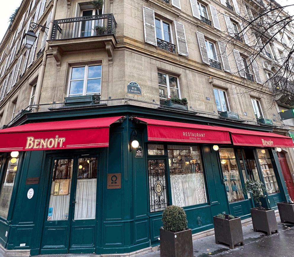 Eine Pariser Ikone seit 1912: das Restaurant «Benoit».