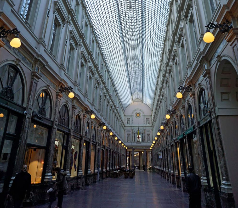 Brüssels edelste Einkaufspassage: die Galéries Royales St-Hubert.