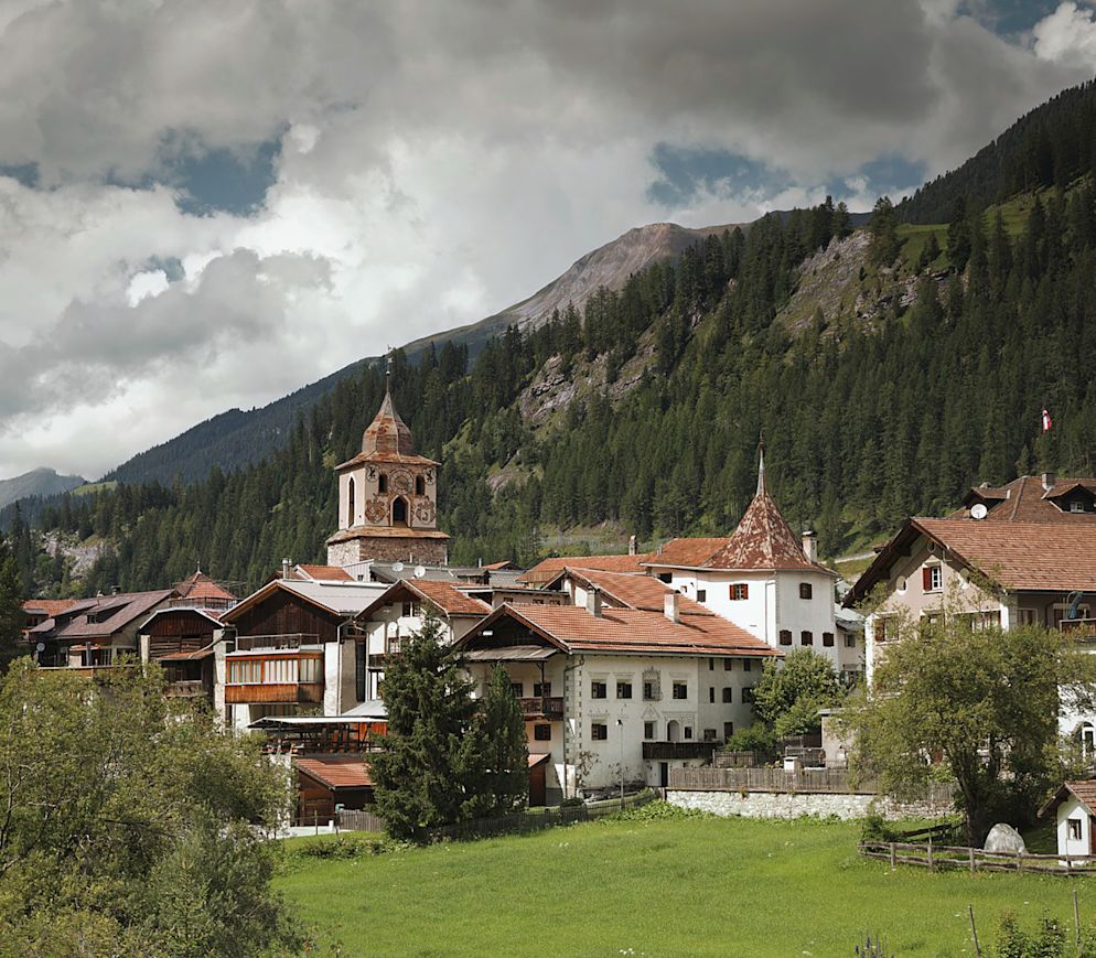 Das Dorf Bergün