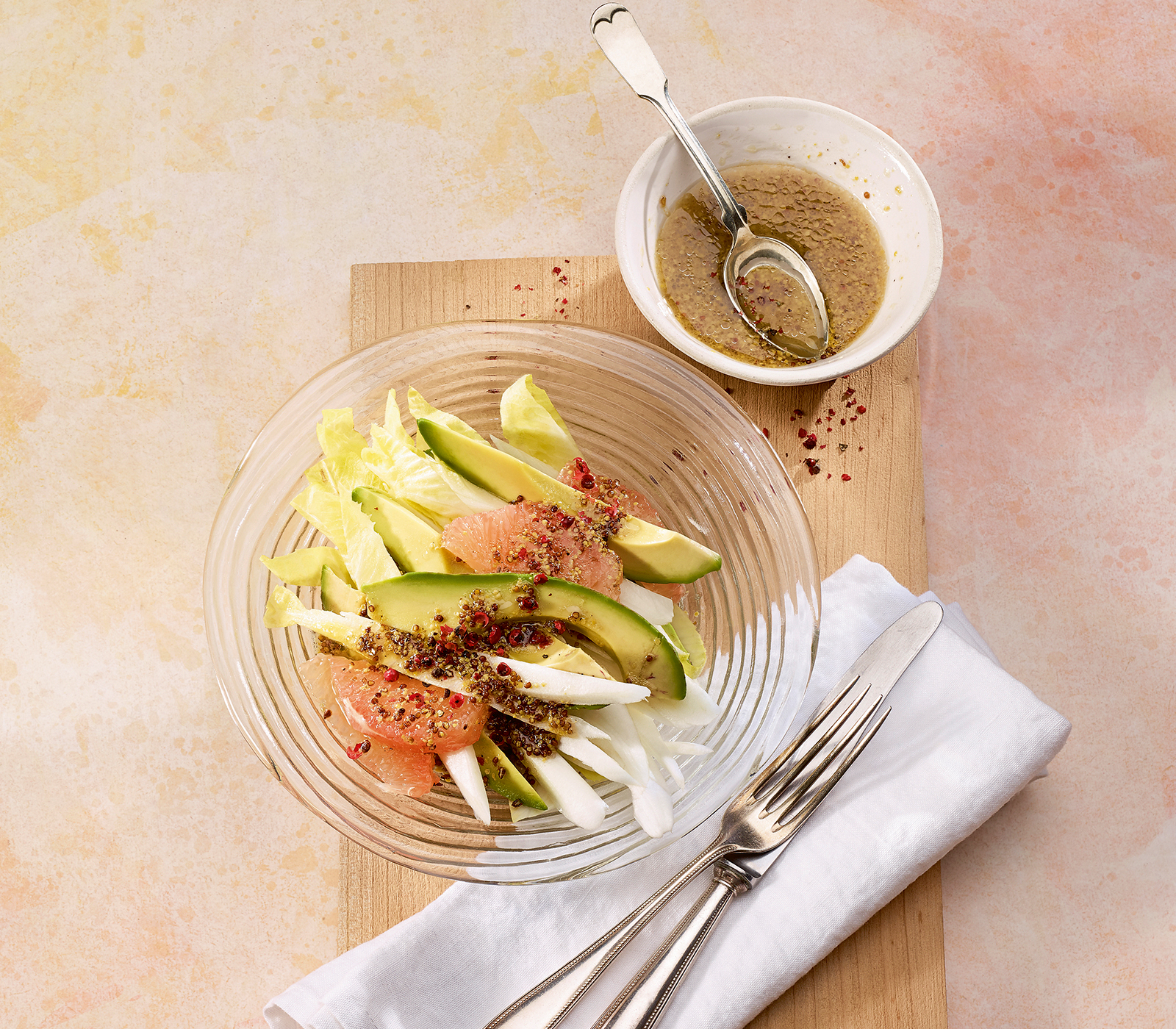 Chicorée-Grapefruit-Salat mit Avocado - Annemarie Wildeisens KOCHEN