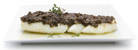 Dorsch mit Olivenkruste - Annemarie Wildeisens KOCHEN