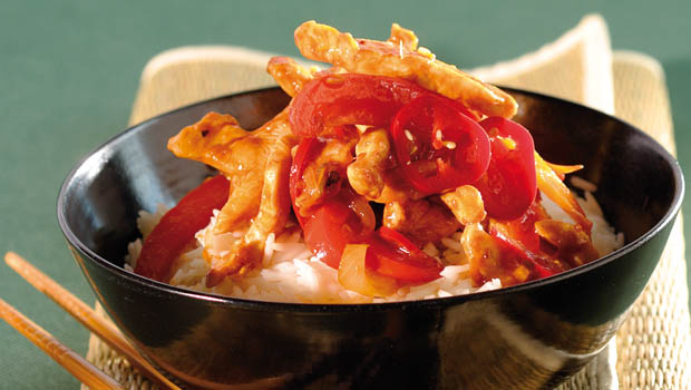 poulet mit peperoni suss sauer annemarie wildeisens kochen