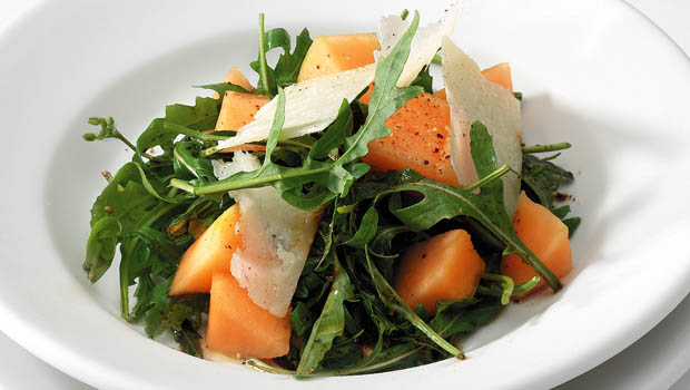 Rucola-Melonen-Salat - Annemarie Wildeisens KOCHEN