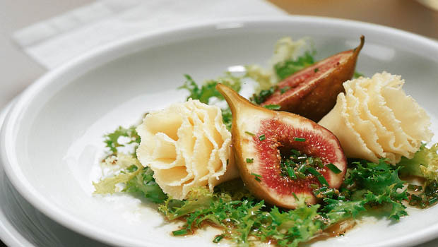 Lauwarmer Feigensalat mit Tête de Moine - Annemarie Wildeisens KOCHEN