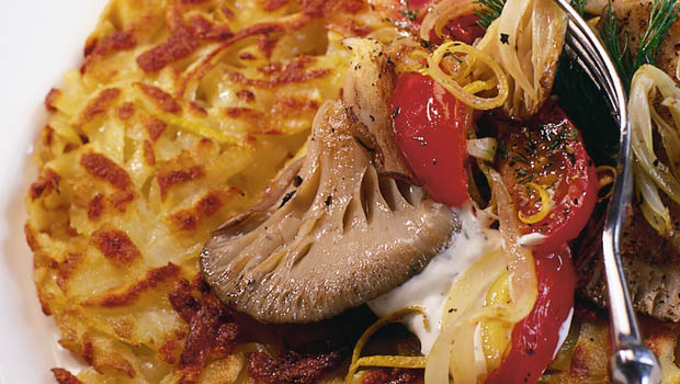 rohe rosti mit pilzragout annemarie wildeisens kochen