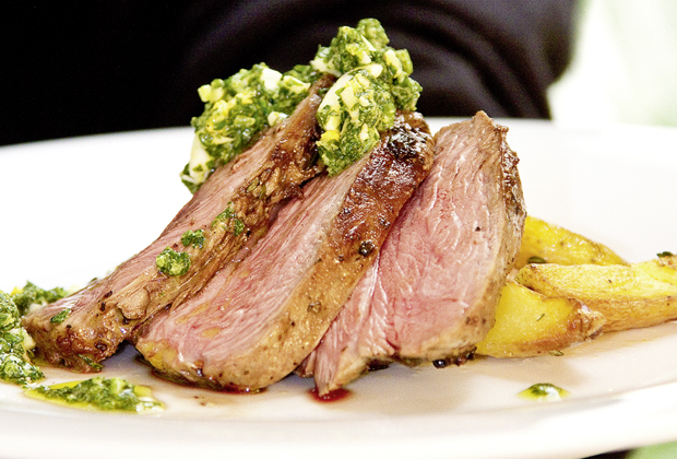 Lammnierstück auf dem grill