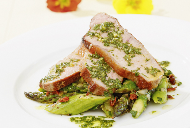 Kalbs-Tagliata mit grünen Spargeln - Annemarie Wildeisens KOCHEN