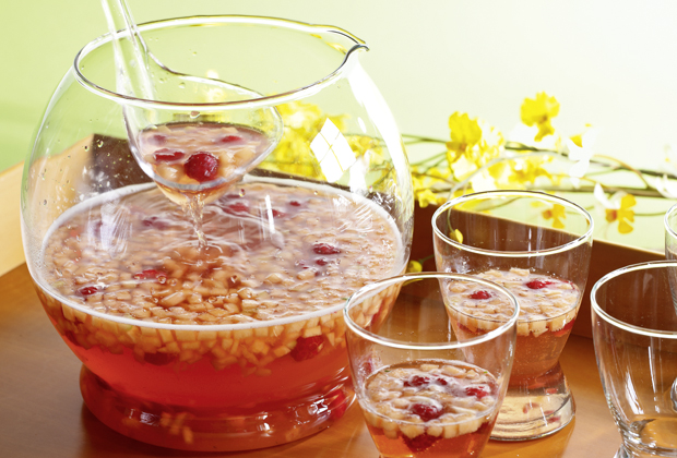 Melonen Himbeer Bowle Annemarie Wildeisens Kochen