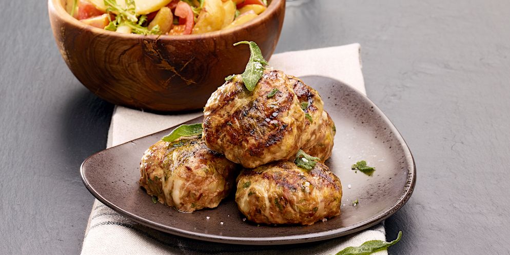 Provenzalische Hackfleischsteaks mit Spitzkohl