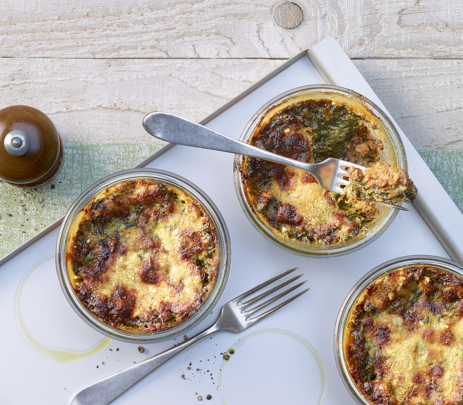 Spinat-Kartoffel-Gratin mit Lammfleisch - Annemarie Wildeisens KOCHEN