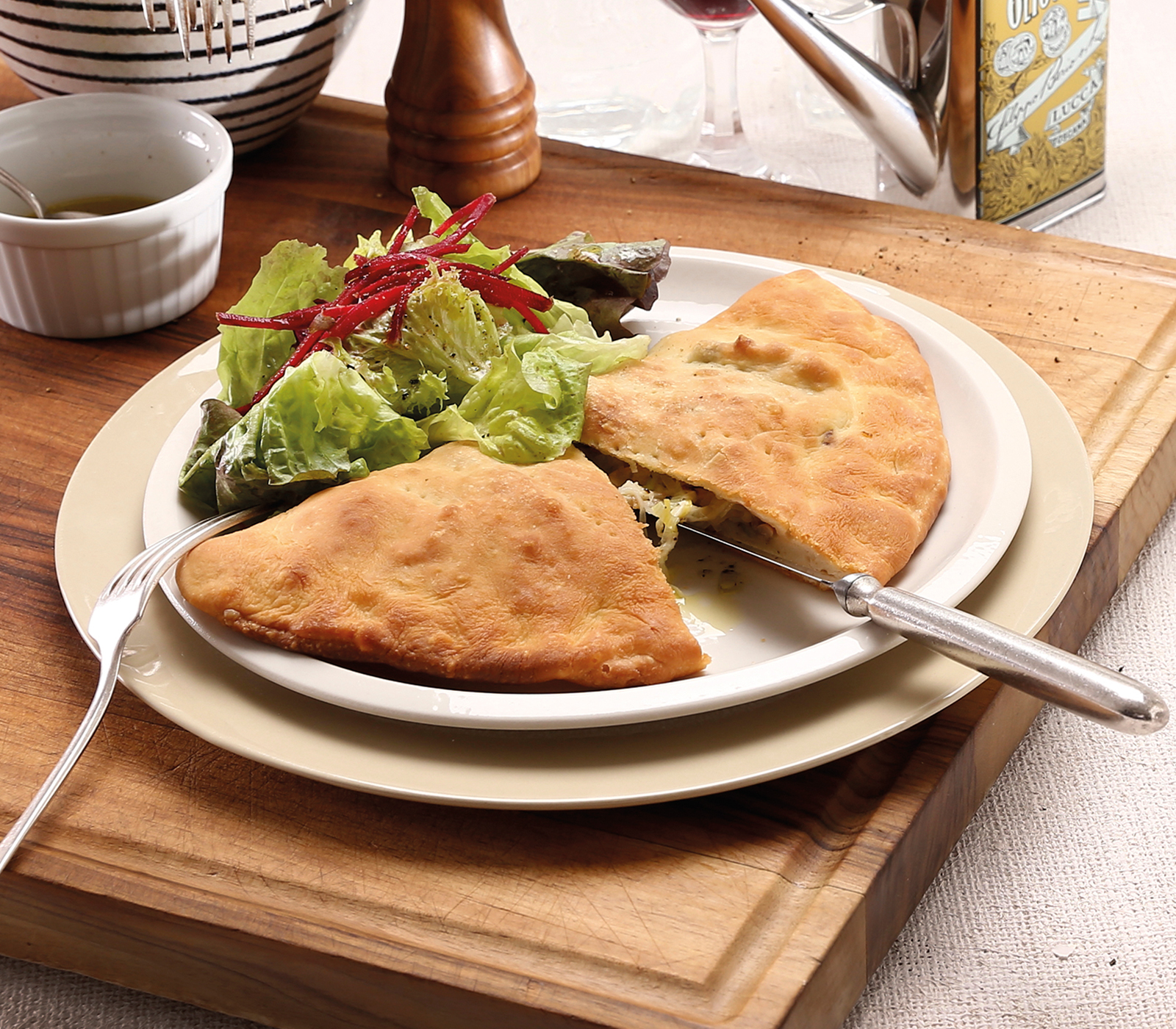 Calzone mit Lauch und Taleggio - Annemarie Wildeisens KOCHEN