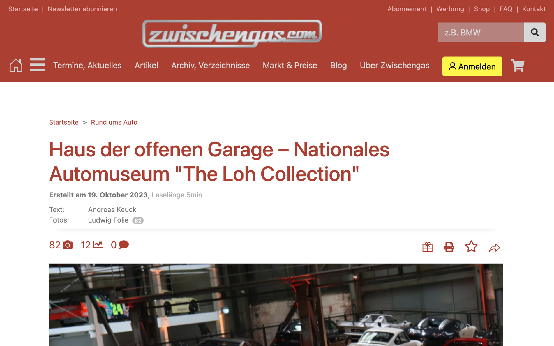 Automuseen - diese Oldtimer-Garagen sollten Sie besuchen