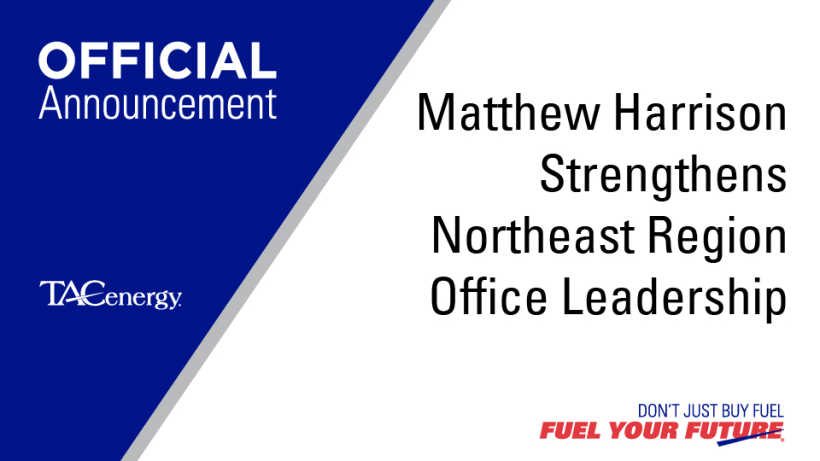 OFFICIAL ANNOUNCEMENT - Matthew Harrison - Northeast GM