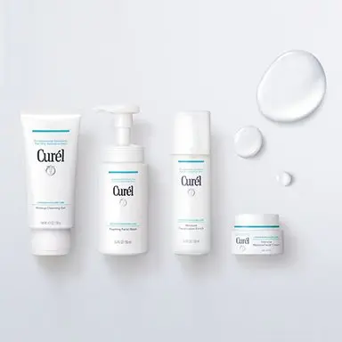 Curel cleansing products