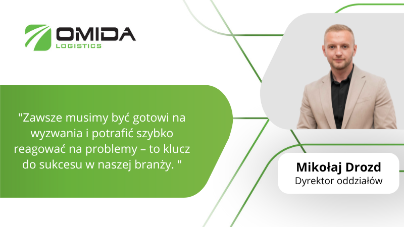 Mikołaj Drozd Omida Logistics wywiad 