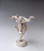 Cat-Dances-h.32cm-stoneware-Terra-Delft-2