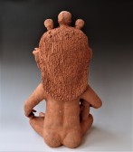 NC2301 -Mother-s instinct-, h.44x26x26cm, terracotta, TerraDelft4.