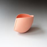 AvH-189 Pink object, stoneware and engobe, 3 cuts, 13x20x15Hcm, TerraDelft32