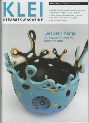 Liesbeth Kamp in KLEI Keramiek Magazine