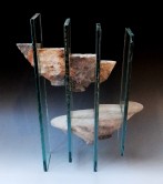 McW20-27 Pheno D, stoneware, woodfired, glass, 55x41x10cm, TerraDelft1