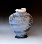 McW20-9 Vase object, stoneware, woodfired, 40x27x7cm, TerraDelft2