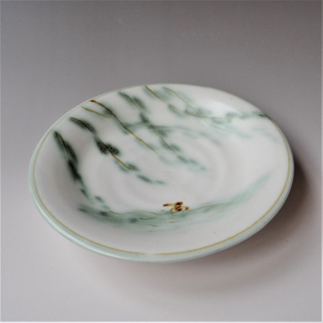 LZ2304A serie -Tang-; plate Duck, h.4xd.21cm, porcelain-handpainted, TerraDelft