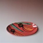 JK15-8 Oval plate, h.3x23x12cm stoneware, handpainted, TerraDelft24