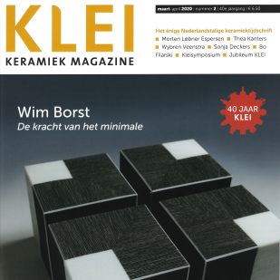 Wim Borst in KLEI keramiek magazine