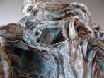 HT2302 Swirls in turqoois, 30x40x38cm., stoneware-engobe-glaze, TerraDelft4