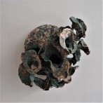 HT-M11 Walls Ears Green, h.32x34x23cm, wallpiece, stoneware, TerraDelft2