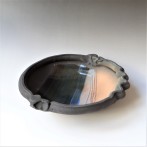 JH22-2 Bowl, h.7x28x29cm, earthenware, slip decoration, glaze TerraDelft2