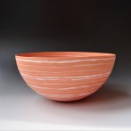 ME-M4 Bowl Majiayao orange, h.12,5xd.27cm, porcelain, TerraDelft2
