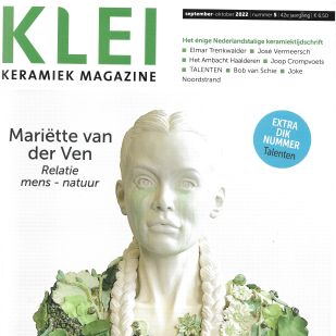 Mariëtte van der Ven in KLEI ceramics magazine