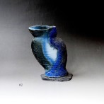 McW20-13 Vase object, stoneware, woodfired, 20x14x3cm, TerraDelft1