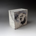 SS-MJL 20-04 raku wallcube, handpainted, 18x18x10cm, TerraDelft3