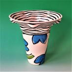 Vase-V9-2-casted-earthenware-handecorated-h.27xd.26cm-TerraDelft