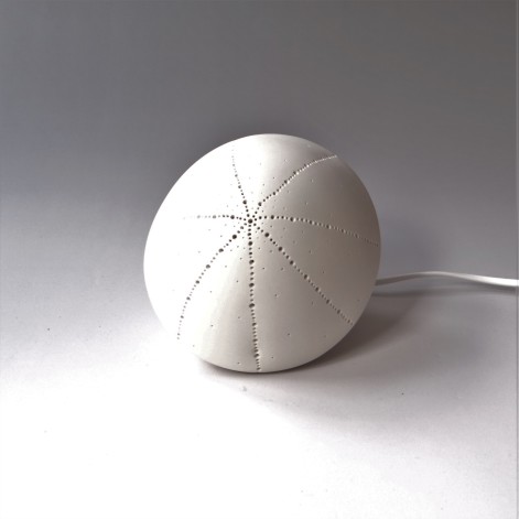 AC2309 Naked Urchin, h.12x14x12cm, porcelain lamp