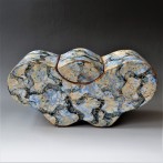 PhD2112 Boîte nuage bleue, h.19,5x40x13cm, stoneware, TerraDelft 2
