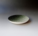 Drops S, Green-r, h.4xd.25cm, casted earthenware, TerraDelft1