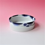 GN2106 ZikZak Double Blue Bowl L, h.5,5x18cm, porcelain, TerraDelft3