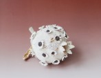 Pomegranate-with-Daisies-2009-12x16x14cm-stoneware-goldluster-1
