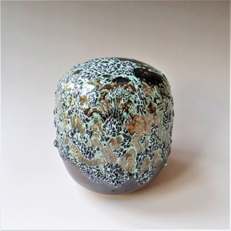 KO22CO Capsule object 1, h.13xd.12cm, wheelthrown stoneware-glaze, TerraDelft
