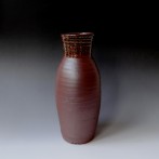 Merwe, Anton vd; Vase, wheelthrown, woodfired, h.35xd.14cm, TerraDelft2