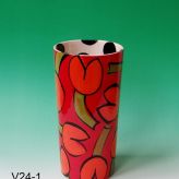 Vase-V24-1-casted-earthenware-handdecorated-h.31xd.155cm-TerraDelft