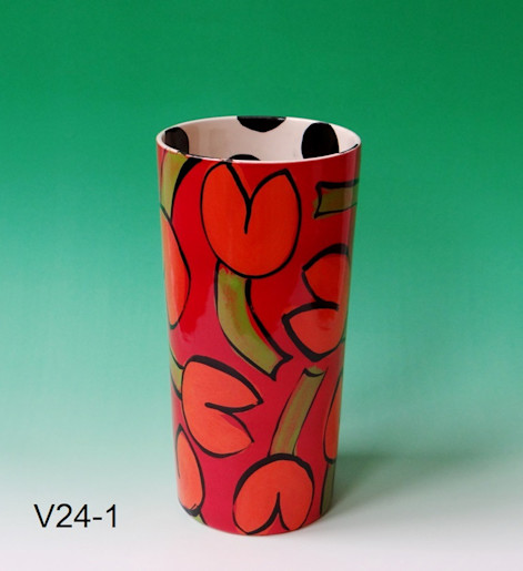 Vase-V24-1-casted-earthenware-handdecorated-h.31xd.155cm-TerraDelft