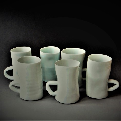 TY2-Wobbly-Cups-set-of-six-porcelain-celadon-TerraDelft