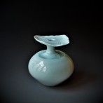 TY13 Bottle round, porcelain-celadon, h.14xd.15cm, TerraDelft 3