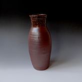 Merwe, Anton vd; Vase, wheelthrown, woodfired, h.35xd.14cm, TerraDelft1