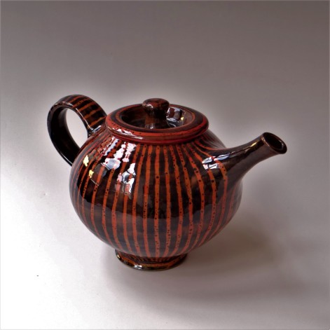 RE2306 Teapot Lines, h.16xl.26xd.15,5cm, aardewerk-glazuur, TerraDelft4