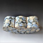 PhD2112 Boîte nuage bleue, h.19,5x40x13cm, stoneware, TerraDelft 4